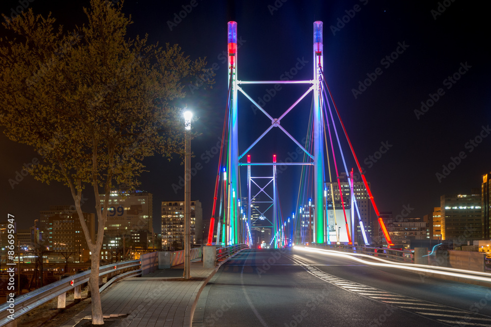 Naklejka premium Most Nelsona Mandeli - Johannesburg, RPA