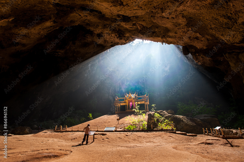 Obraz premium Royal pavilion in the Phraya Nakhon Cave,Khao Sam Roi Yot Nation
