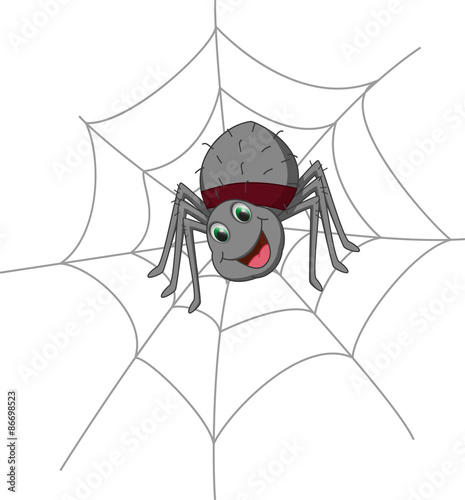 cute spider cartoon