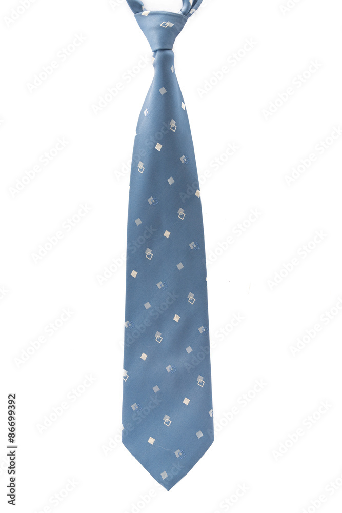 Business neck tie silk on white background. Business neck tie silk on white background.