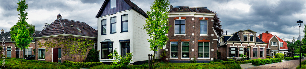Beautiful houses in the Netherlands