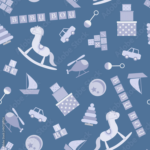 Baby seamless pattern
