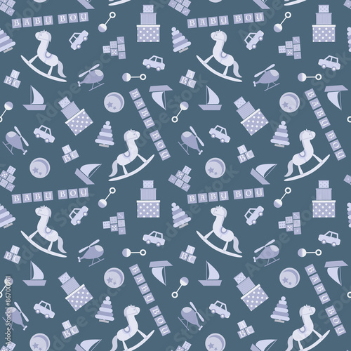 Baby seamless pattern