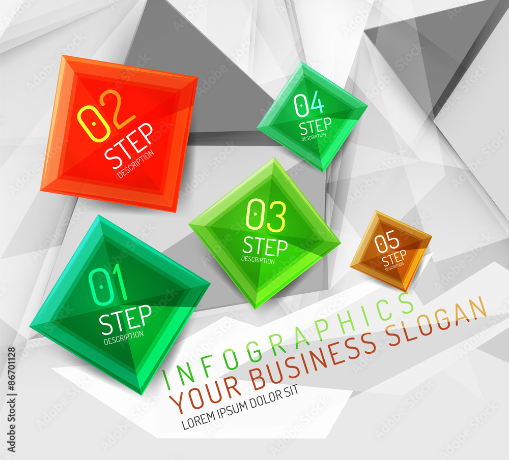 Vector fresh business abstract infographic Vector fresh business abstract infographic