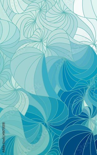 Vector background of doodle drawn lines
