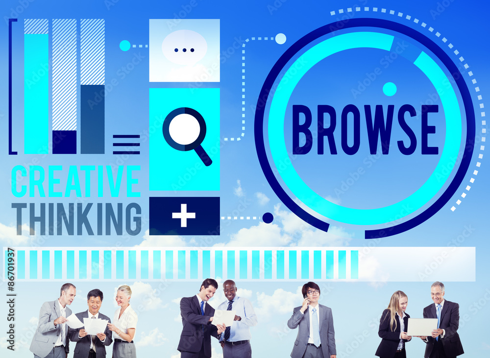 Browse Internet Network Software Website Concept Browse Internet Network Software Website Concept