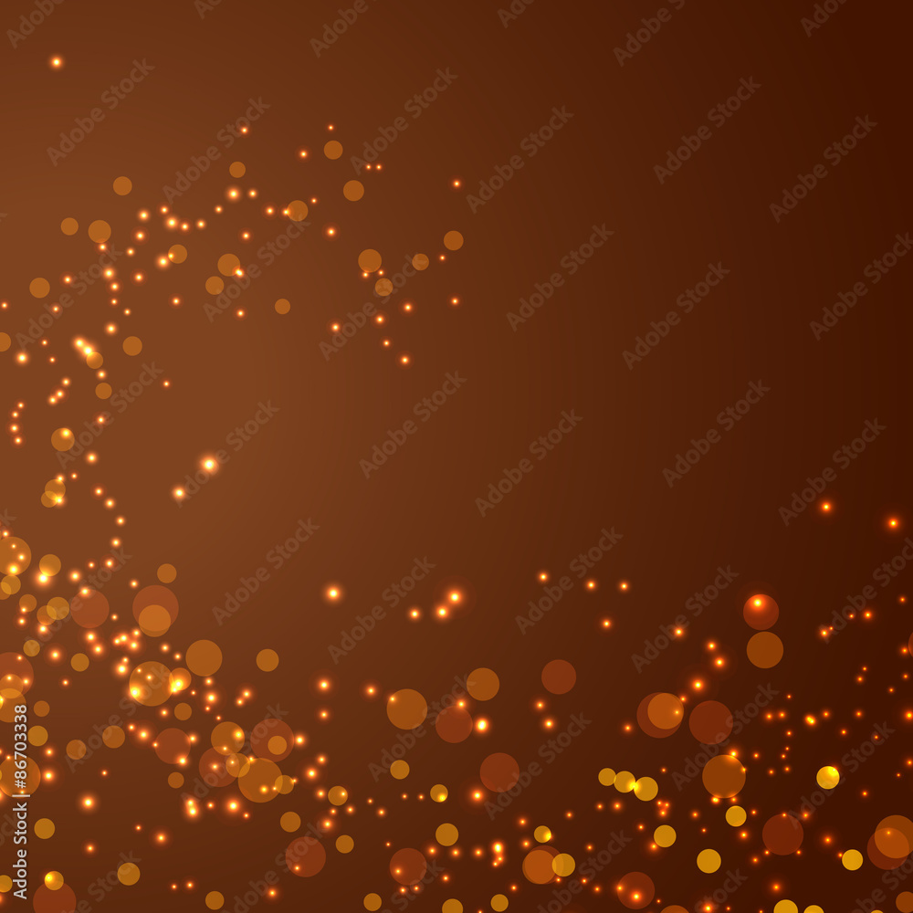 Magical glittering christmas abstract background