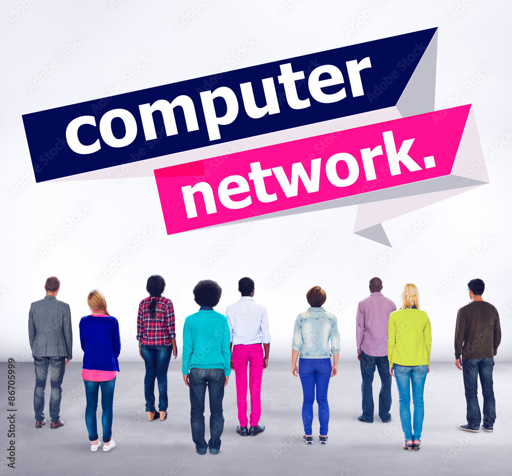 Computer Network Technology Computing Internet Concept Computer Network Technology Computing Internet Concept