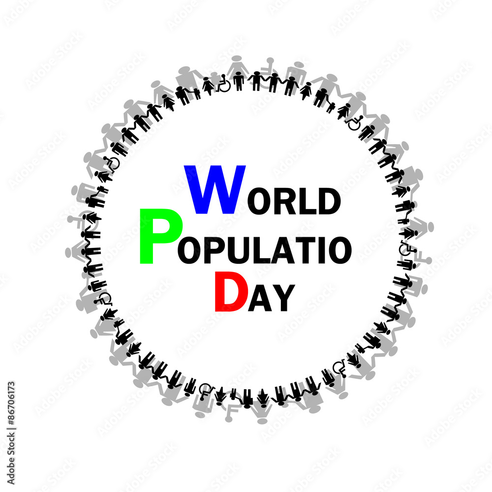 World population day vector World population day vector