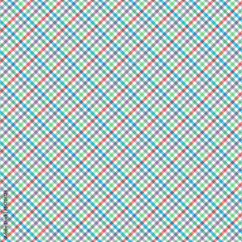 Pastel Tablecloth Multiply Colors Pattern