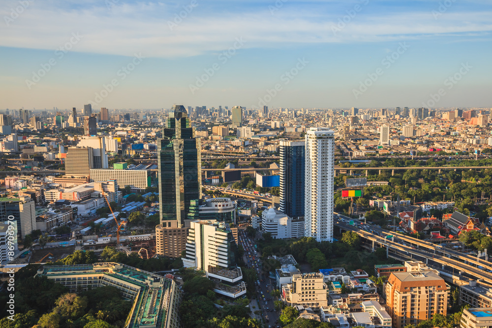 View of Skyline in Bangkok