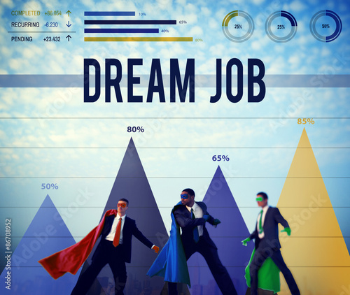 Dream Job Career Objective Work Occuaption Concept photo