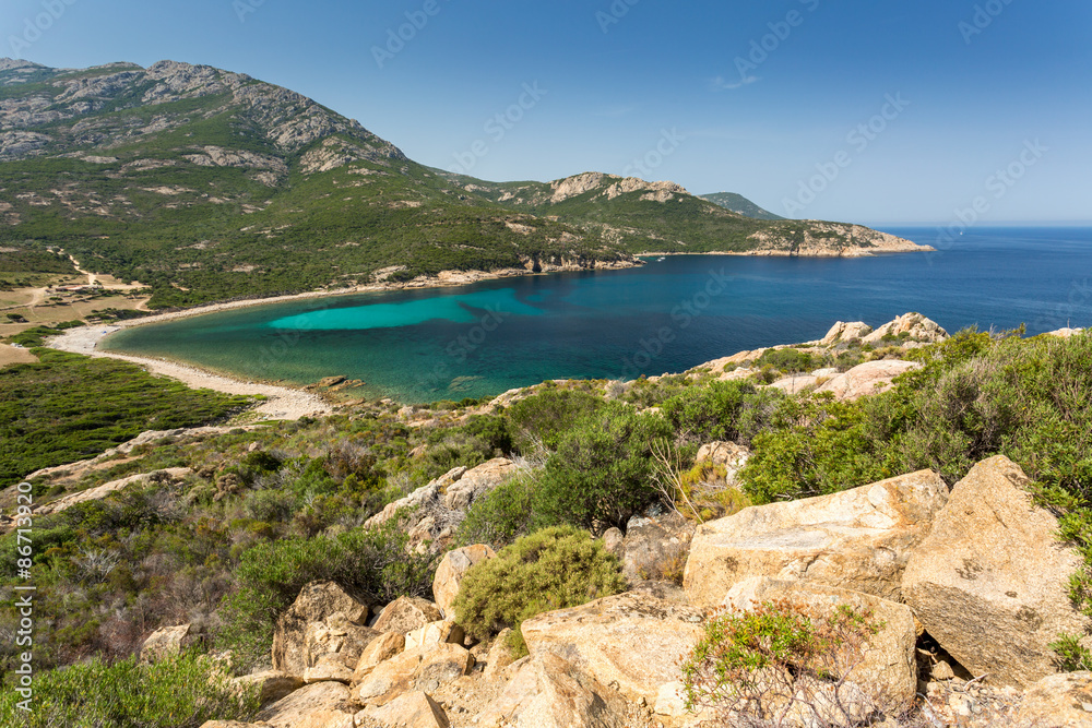 Coast of Corsica between Galeria and Calvi