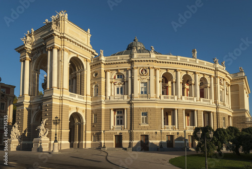 Early Morning View of the Odessa Opera House