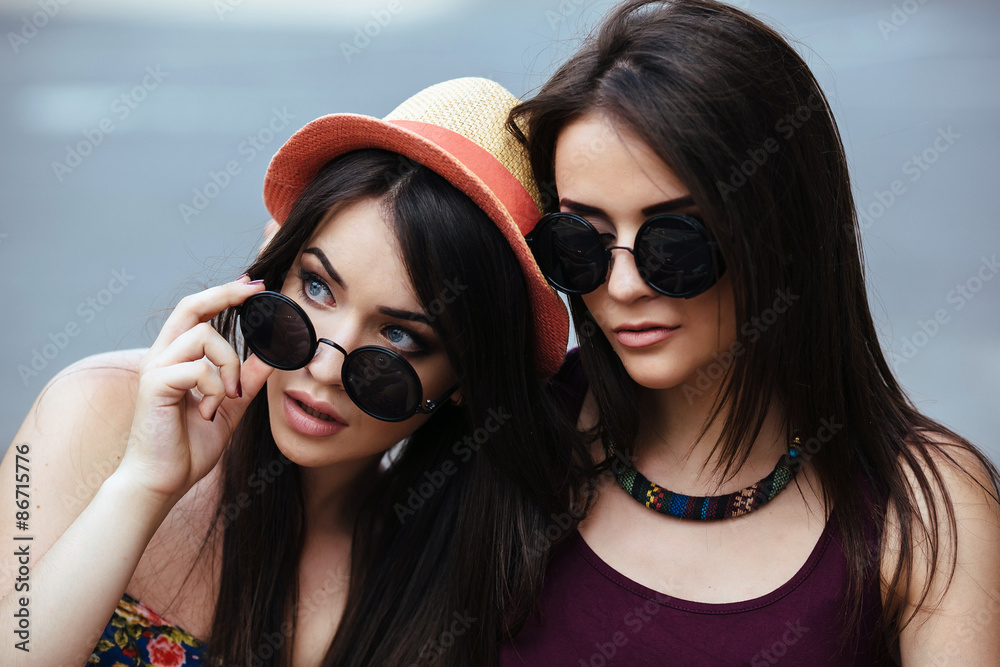 Two young beautiful Two young beautiful