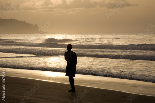 Man on Busua Beach, Ghana