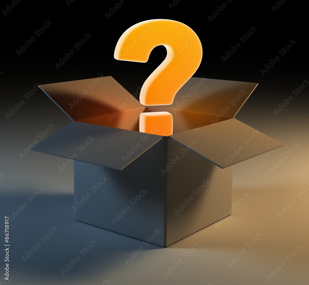Question mark in box Stock Illustration Adobe Stock