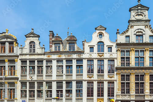 Guildhalls at the Grand Place in Brussels, Belgium