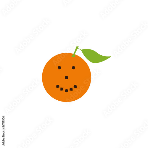 Orange fruit with cloves
