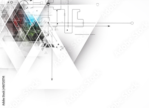 abstract technology background Business & development direction