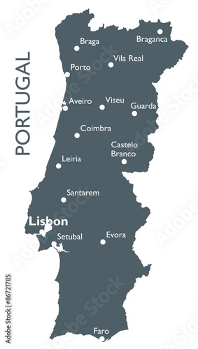 Portugal map