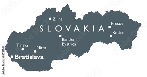 Slovakia map