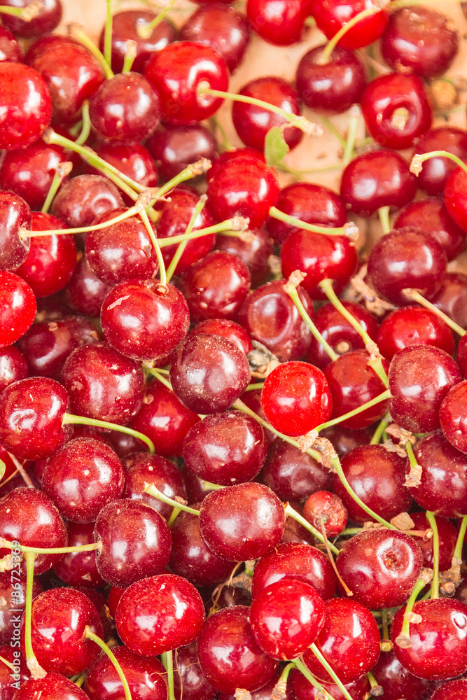 Ripe cherries Ripe cherries