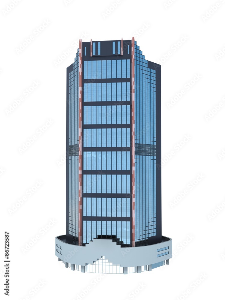 single skyscraper