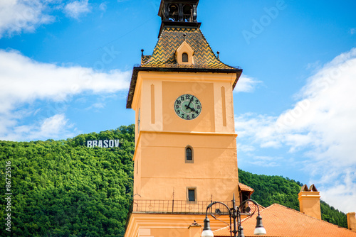 Town holl in Brasov photo