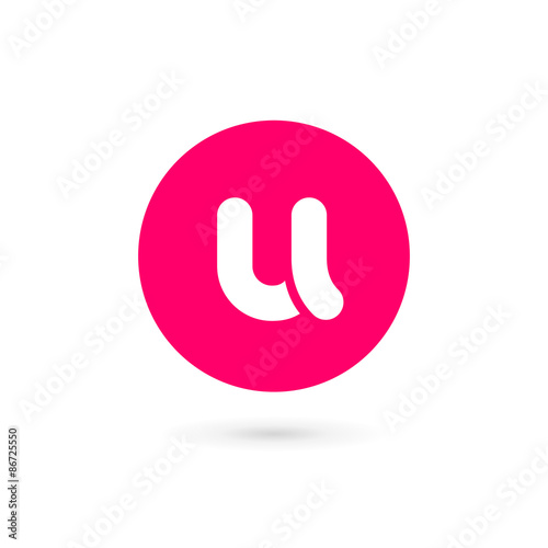 Letter U logo icon design template elements