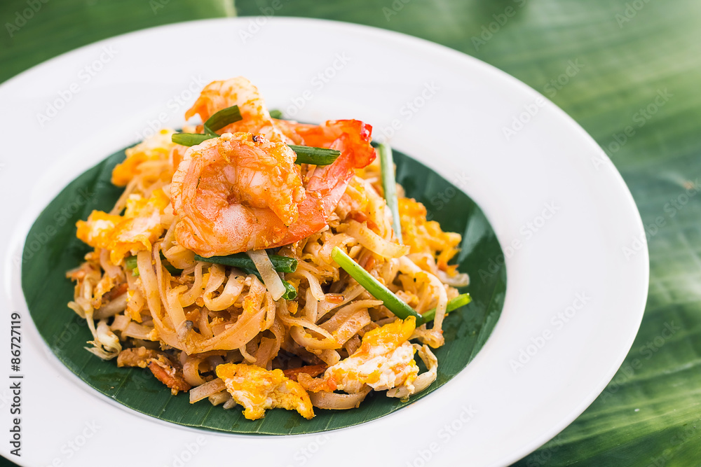 Pad Thai with Shrimps , Thai Food