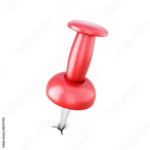 Red pushpin
