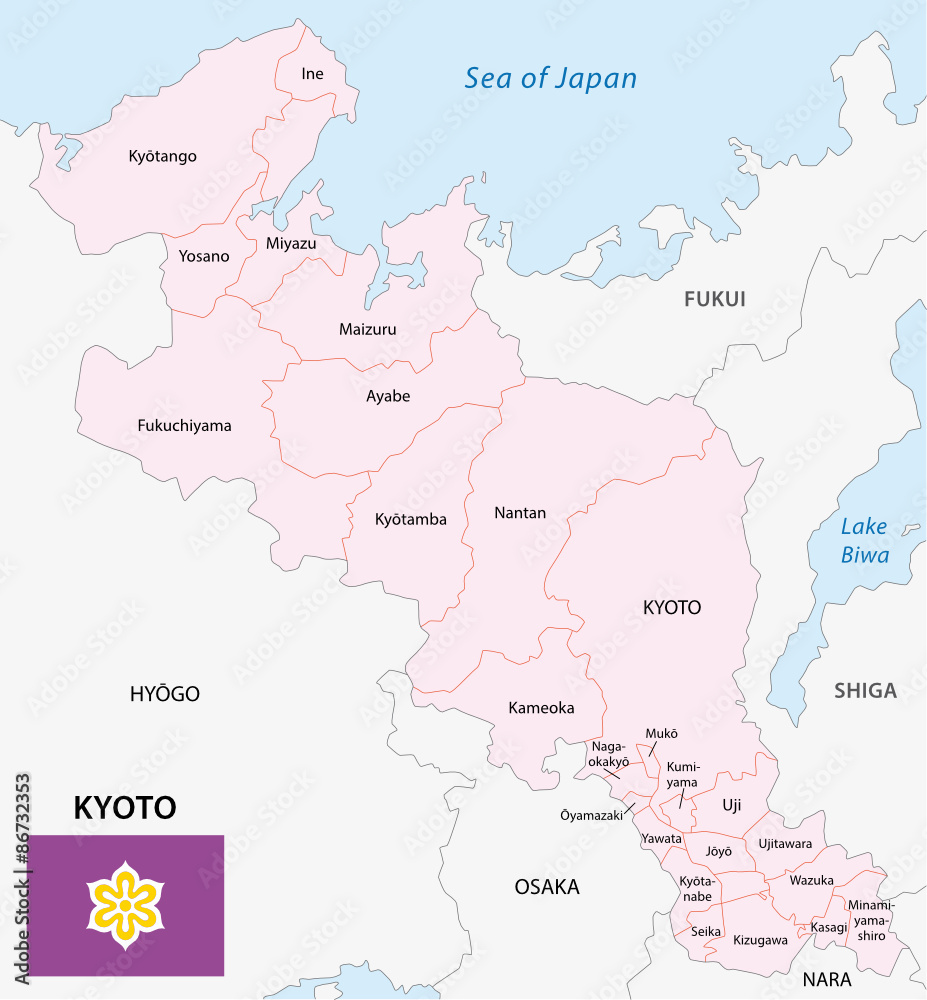 kyoto prefecture map