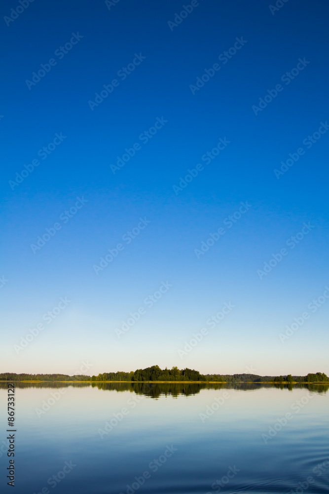 Morning over the lake