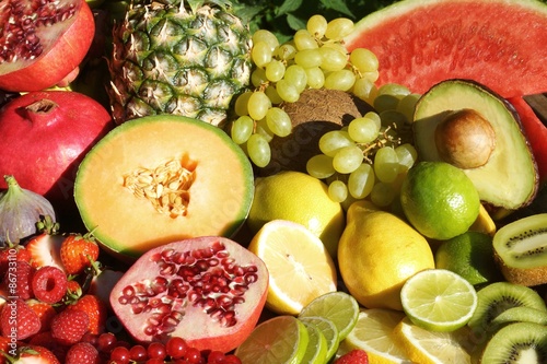 Fototapeta Naklejka Na Ścianę i Meble -  Fresh tropical fruits