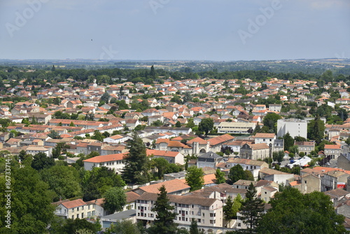 L'un des quartiers résidentiels de la basse ville d'Angoulême