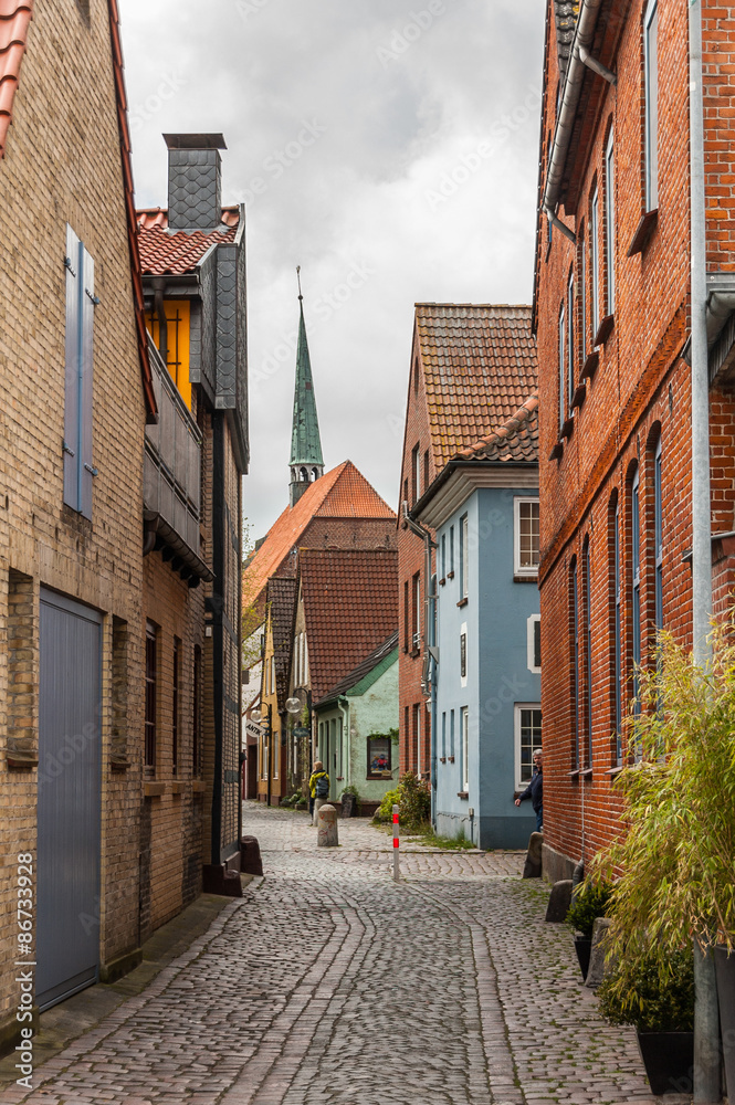 Fototapeta premium 0126 Eckernförde - Altstadt
