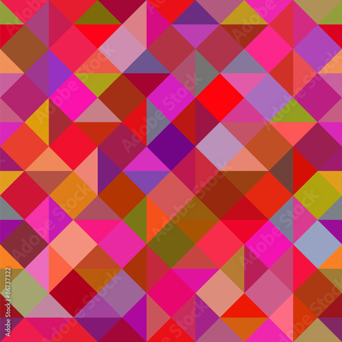 abstract geometric background of bright multi-colored triangles