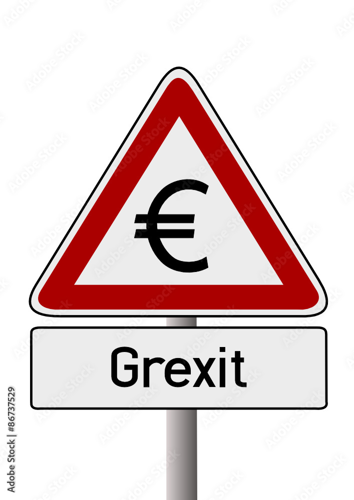 Eurozeichen Grexit Eurozeichen Grexit