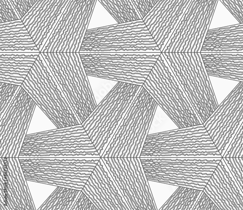 Monochrome rough striped tetrapods