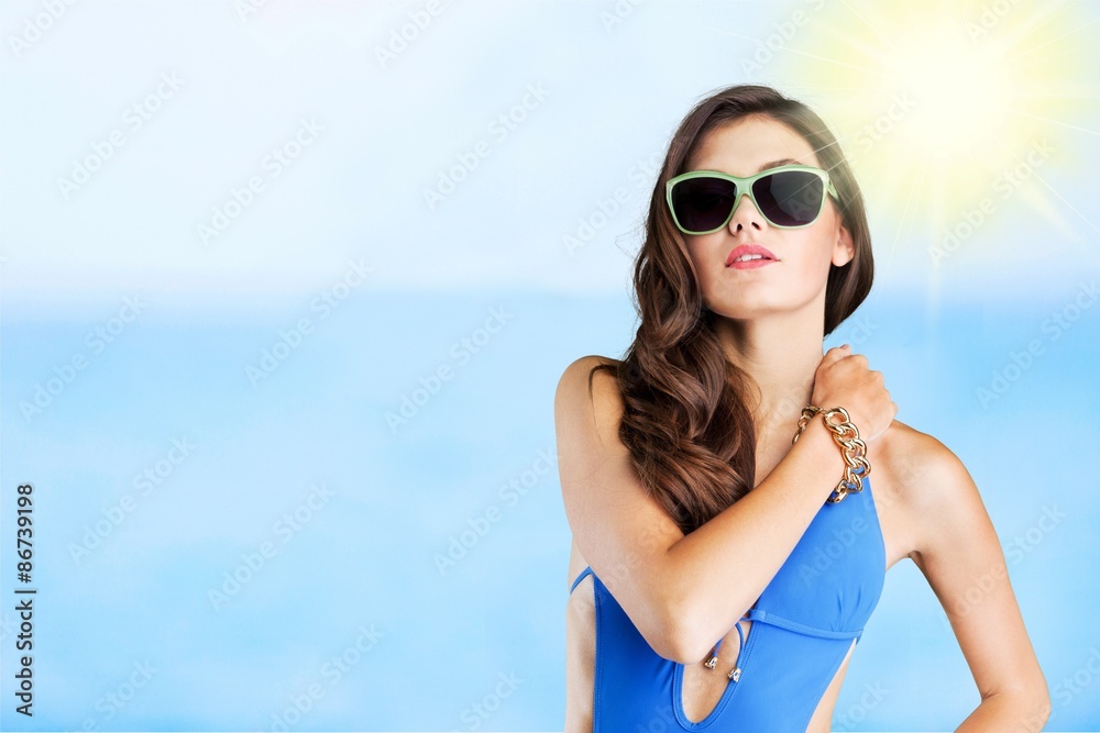 Swimsuit, fashion, tan. Swimsuit, fashion, tan.