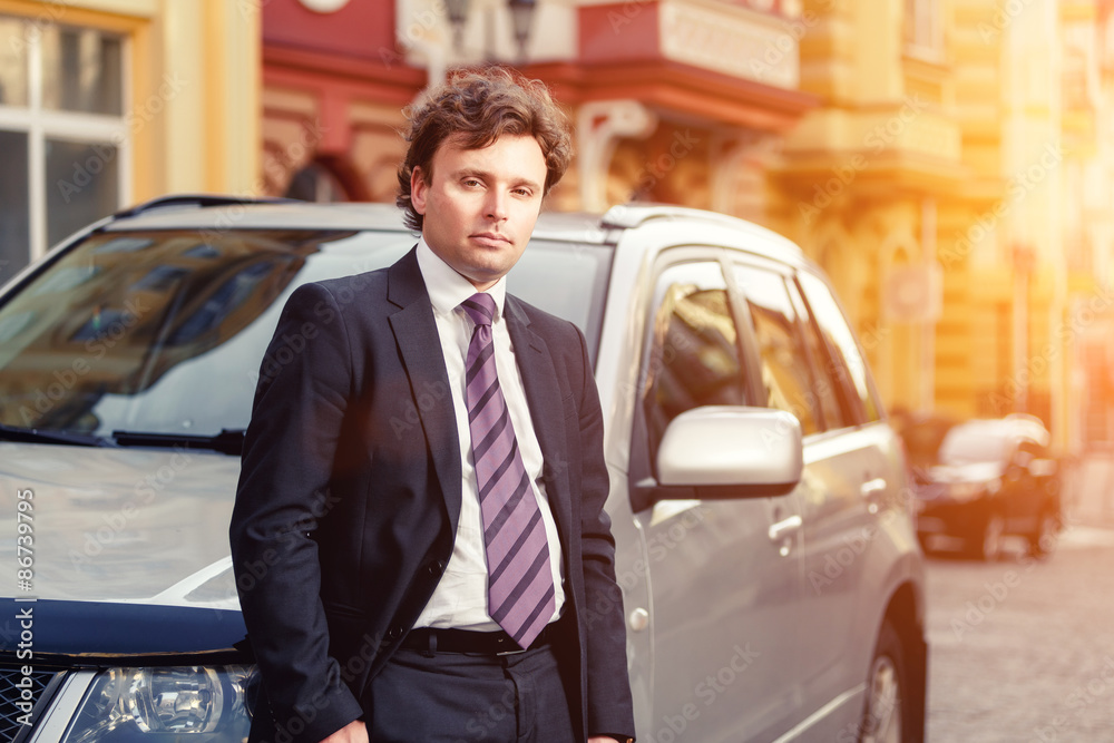 custom made wallpaper toronto digitalHandsome mature businessman outdoor