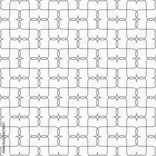 Slim gray pointy grid