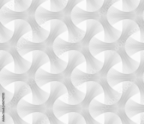 Slim gray striped tetrapods