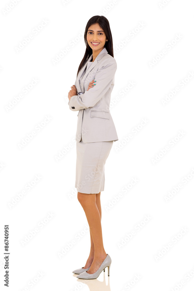 indian businesswoman with arms folded indian businesswoman with arms folded