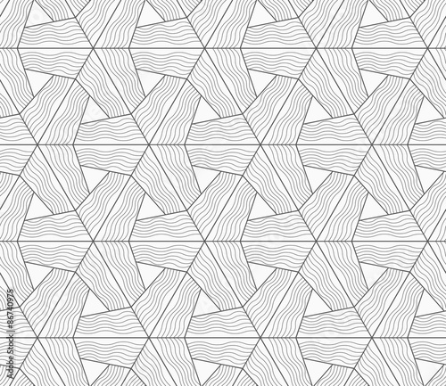 Slim gray wavy textured tetrapods