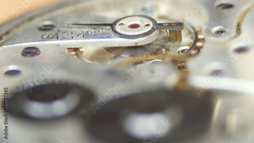 cogwheels in old clock