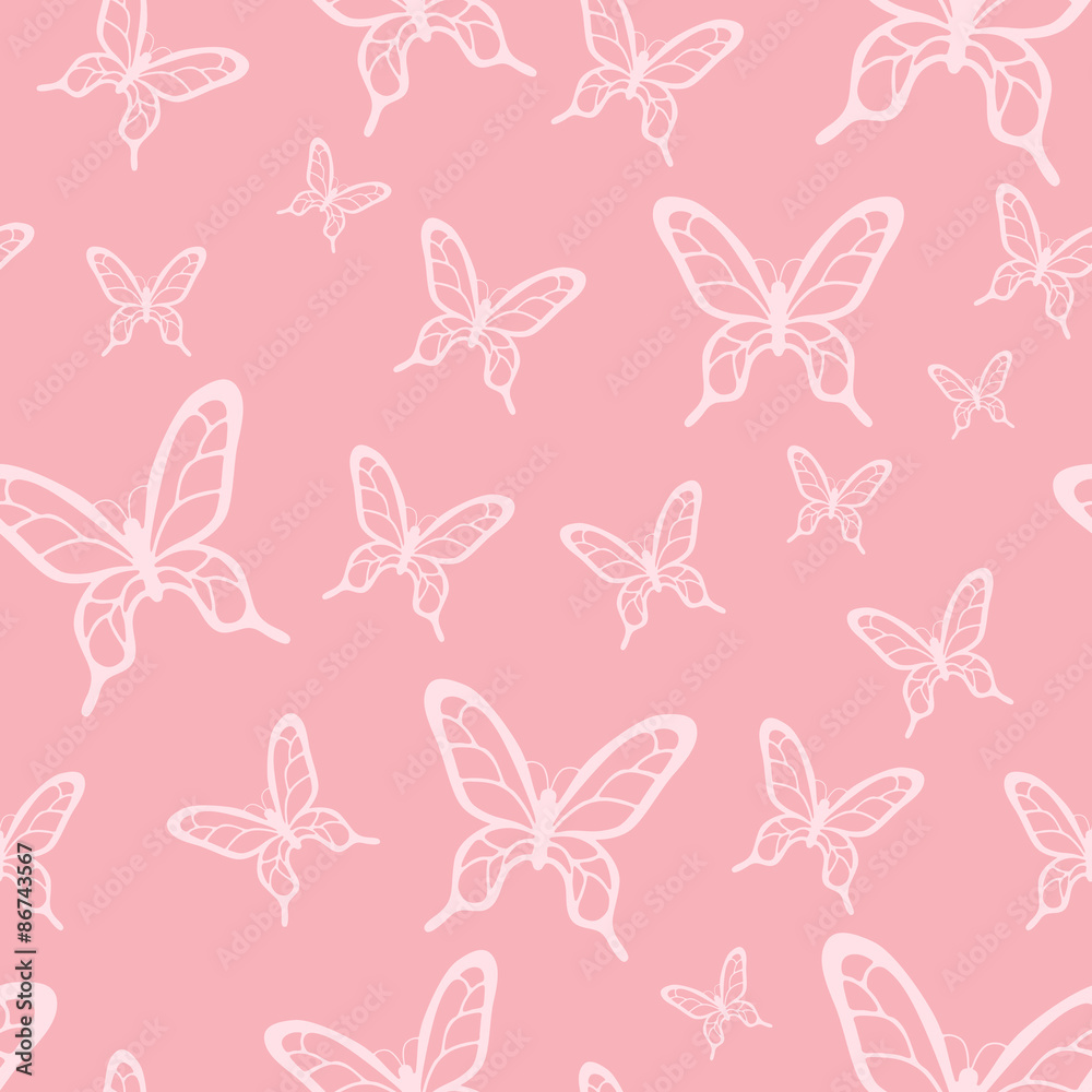 Fototapeta premium Butterfly pattern