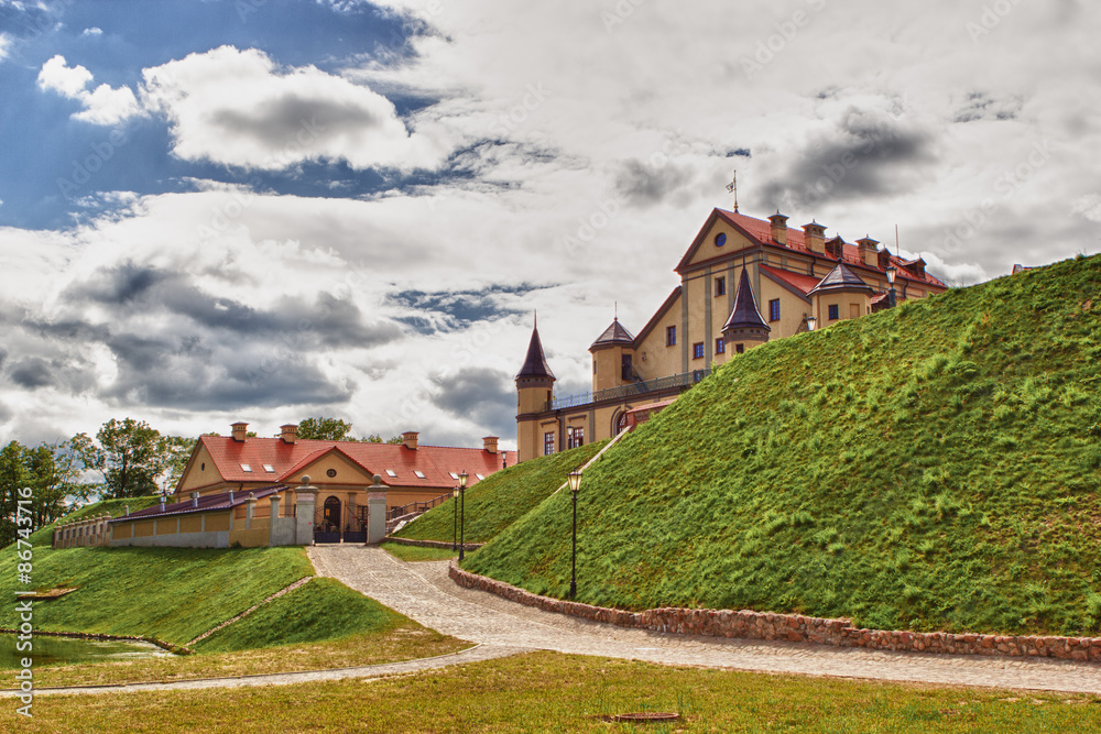 Fototapeta premium Gorgeous Niasvizh castle in Belarus