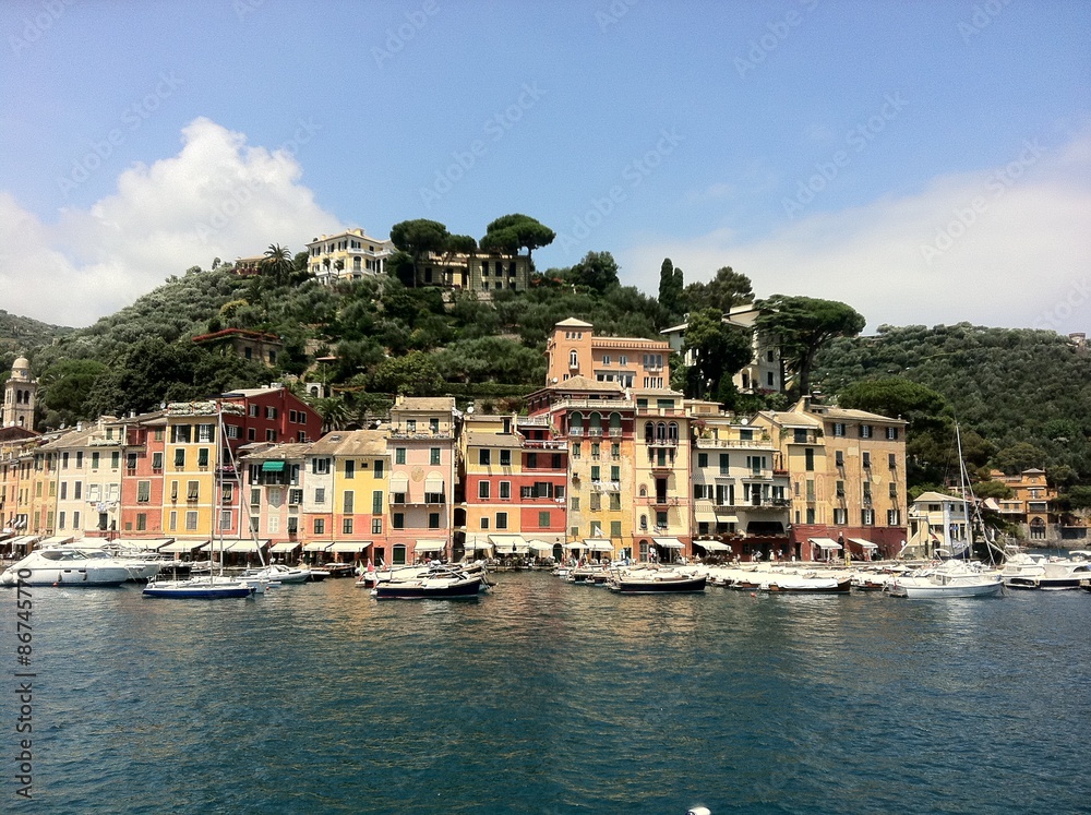 A beautiful view of Portofino (Italy)